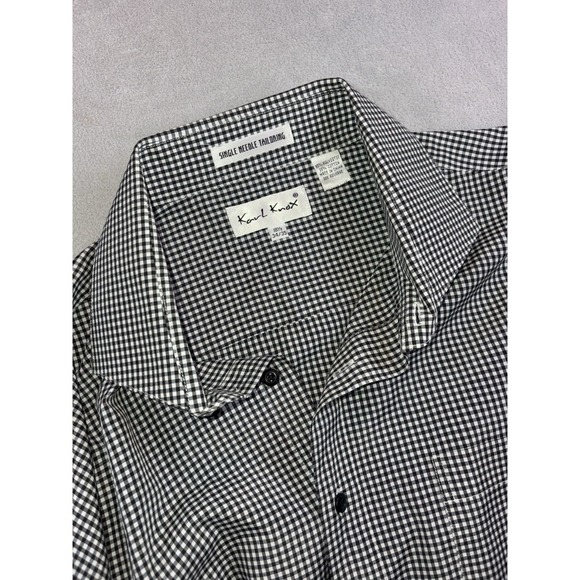 Karl Knox Men's 18.5X34/35 Shirt Elegant Single Needle French Cuff Fast Shipping - Picture 1 of 4